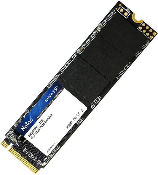 Netac SSD 1TB PCIe NVMe Gen3x4 M.2 Solid State Drive PC/Laptop