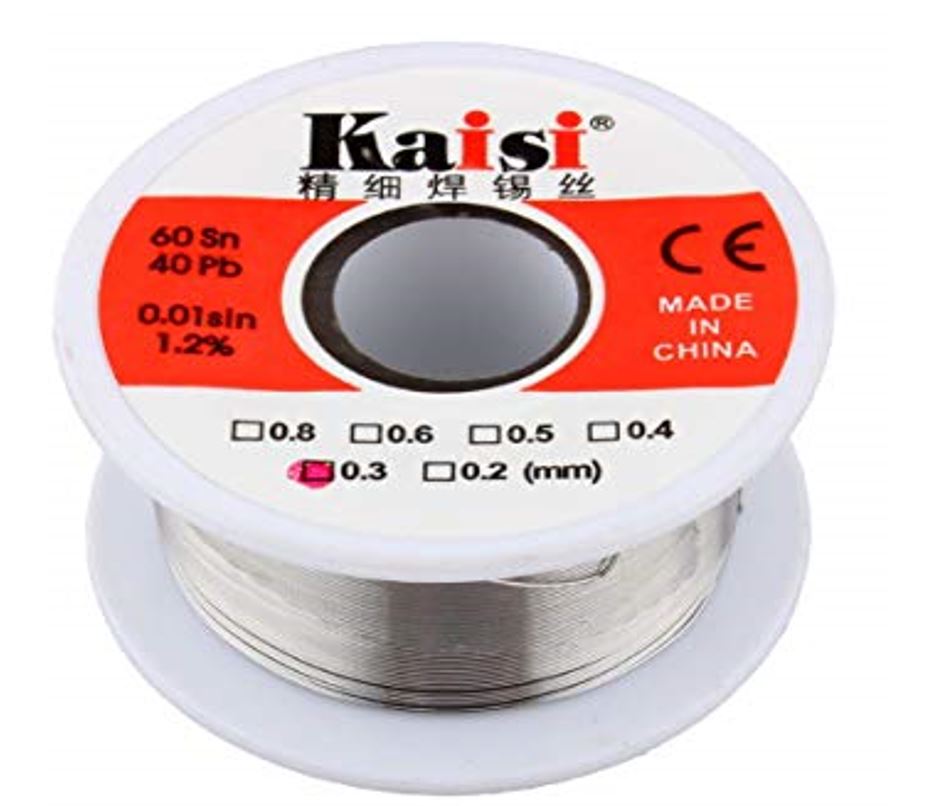Soldering Solder Wire 0.6mm 50G 60/40 Rosin Core Flux 1.2% Tin Lead Roll