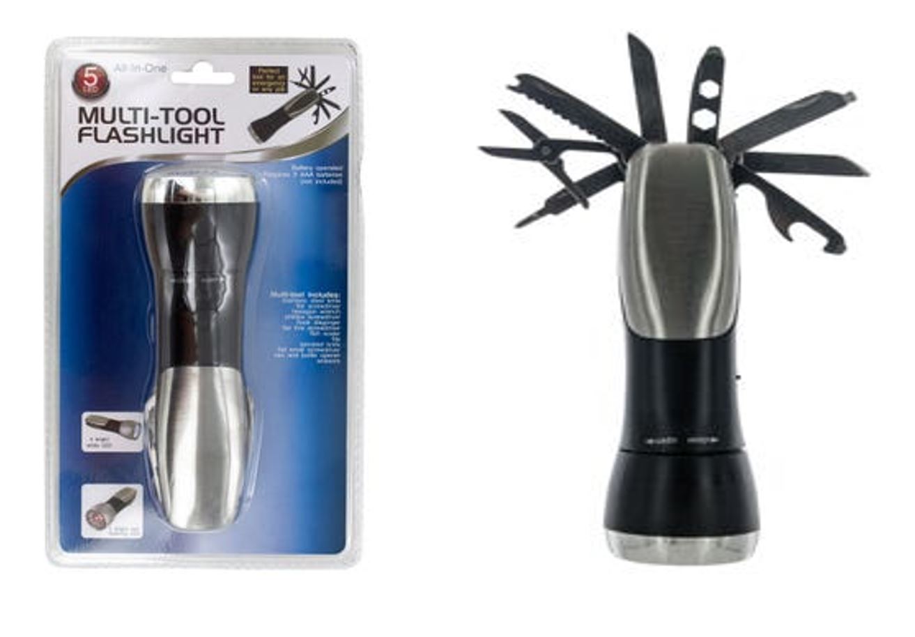 All-In-One Multi-Tool LED Flashlight