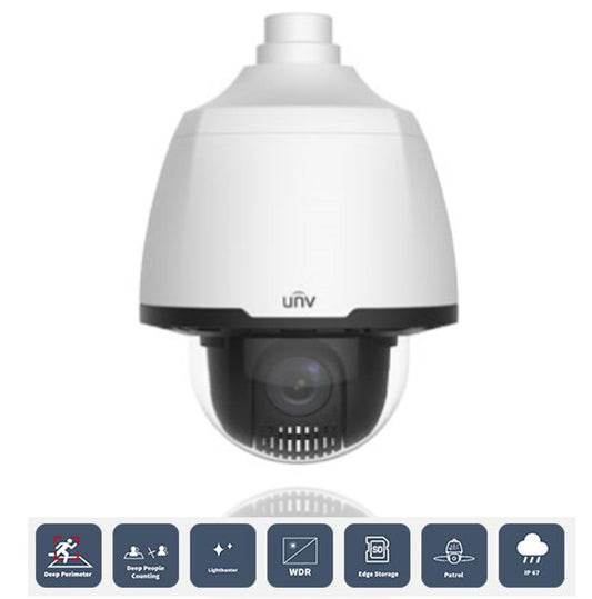 4MP 33X Lighthunter Network PTZ Dome Camera