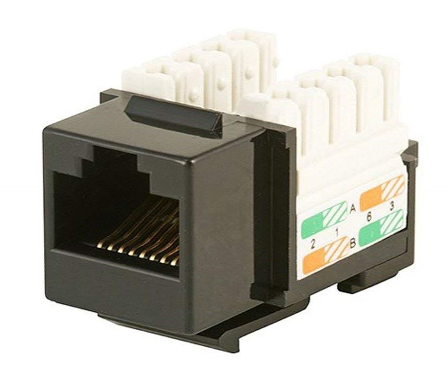 CAT-6 Keystone Black