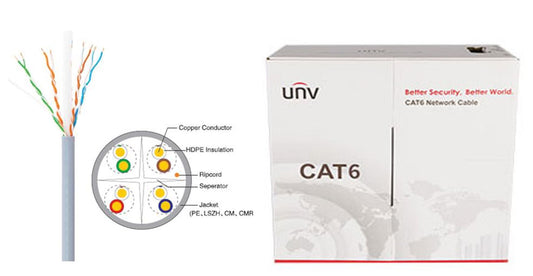 CAT6/UTP/305m 99.99%OFC/0.57mm CPR certification