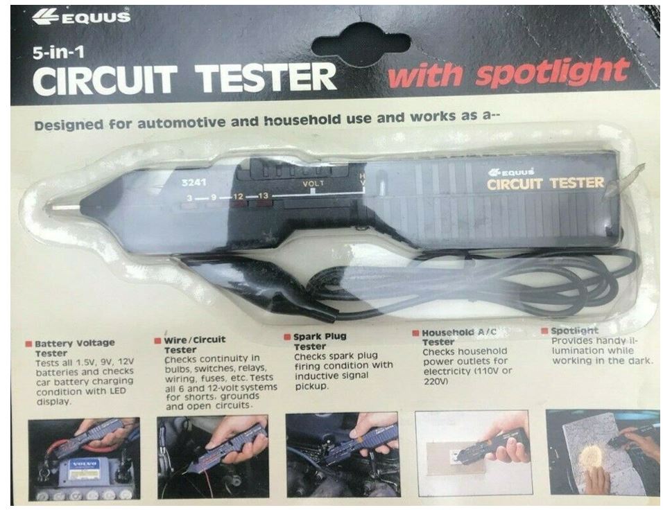 Car Home Test Light Circuit Tester Probe 12V 6V DC Voltage Continuity Tester US