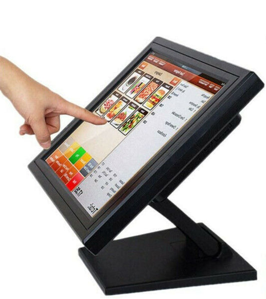 Touchscreen Monitor 15" USB LCD VGA LED Kiosk Retail Restaurant Bar