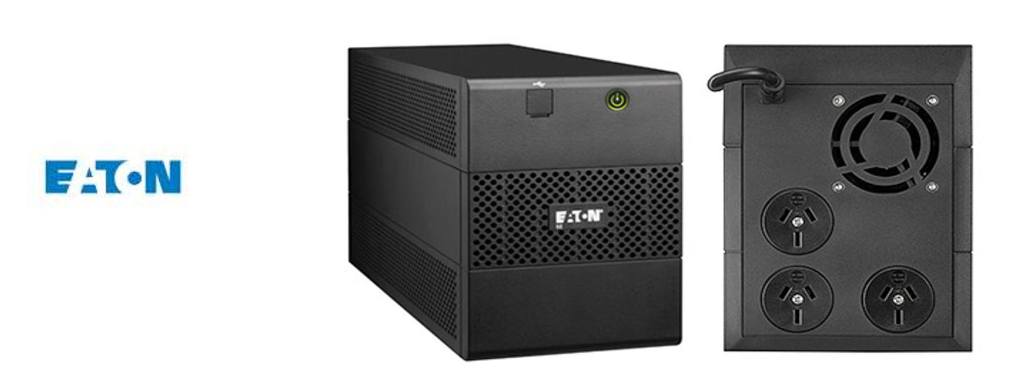 EATON 5E UPS 1500VA/900W, 3x OUTLETS, Fan