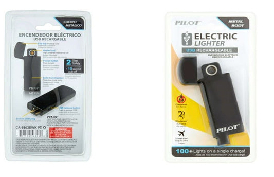 Metal Body Flameless USB Rechargeable Electric Lighter