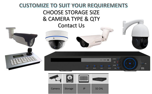 32CH NVR 1080P H264 iP NVR VGA/ HDMI Network Video Recorder (NO BUILT IN POE)