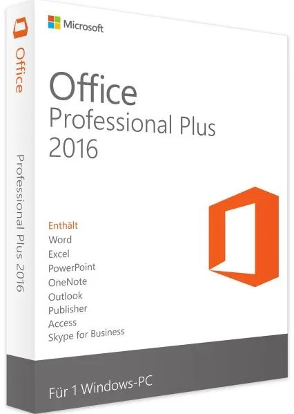 MICROSOFT OFFICE 2016 Professional Plus