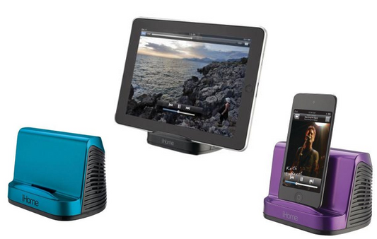 iHome IHM16U 2.0 Speaker System - PORTABLE SPEAKER SYS - FOR IPAD IPHONE IPOD MP3 PLAYER GB0296