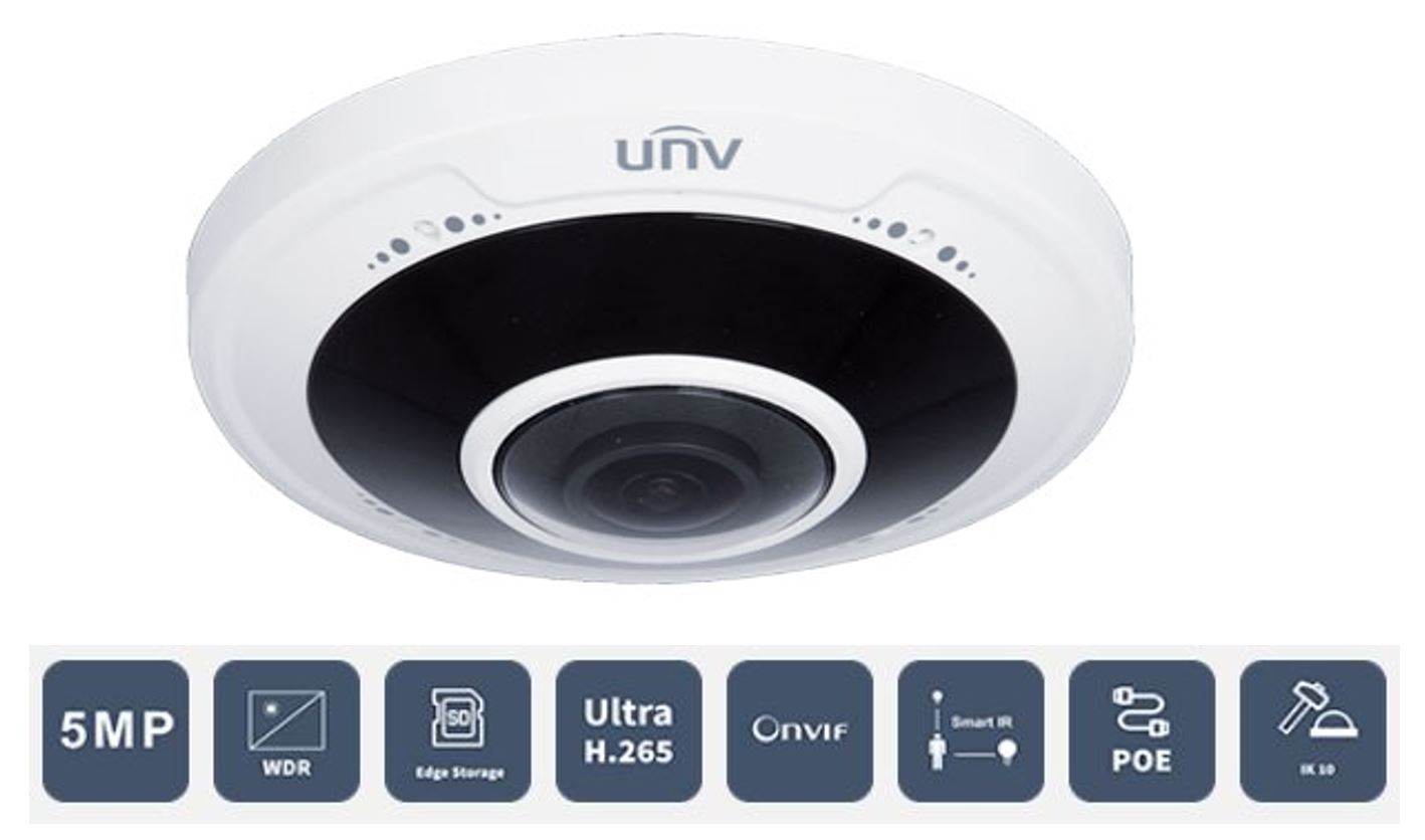 5MP Fisheye Fixed Dome Network Camera