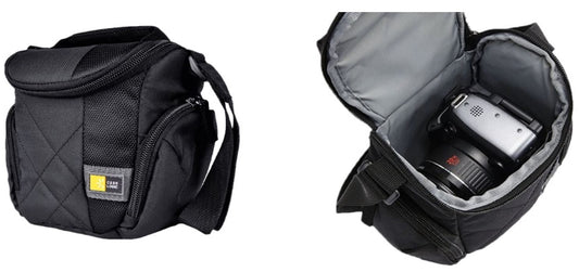 Case Logic Protective Polyester Compact System/Hybrid Camera Case w/Adjustable Shoulder Strap (Black)