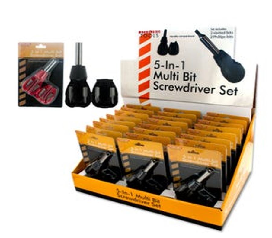 5-in-1 Multi Bit Screwdriver Set