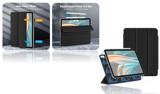 Magnetic Case for iPad Air 5th Gen 2022/iPad Air 4th Gen 2020 10.9'' Stand Cover