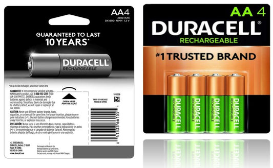Duracell® AA Rechargeable Batteries