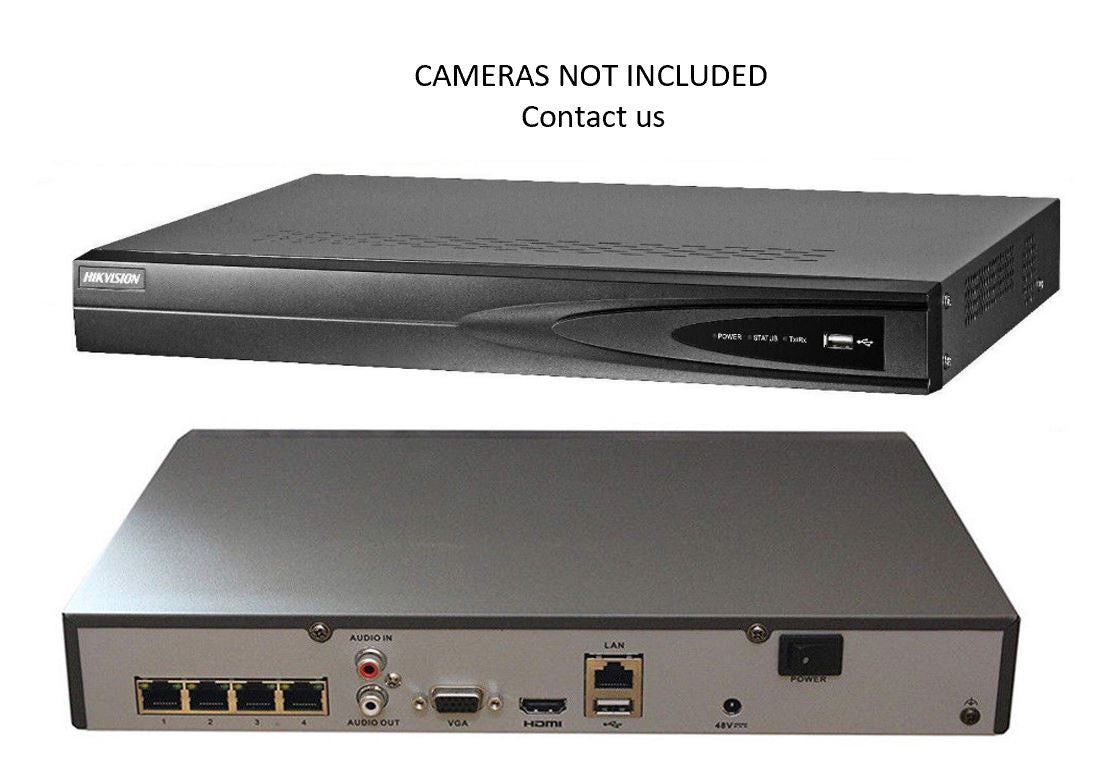 Hikvision 4CH NVR 1TB PURPLE 8MP W/4CH POE H.265+ 4K HDMI DS-7604NI-K1/4P