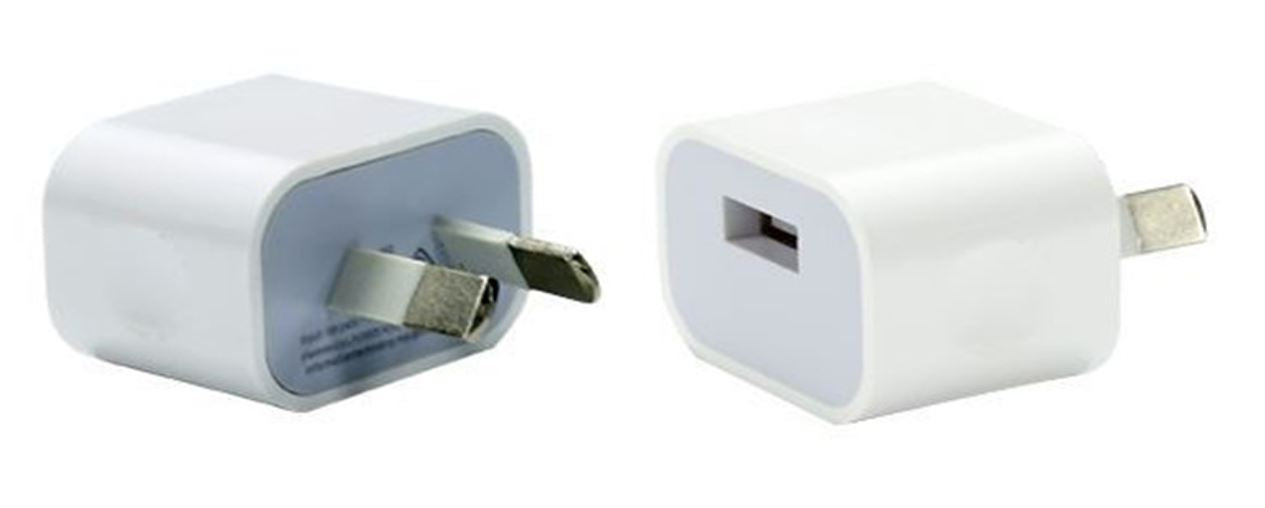 DYNAMIX 5V 2.4A Small Form Single Port USB Wall Charger. Portable Universal Power Adapter Charger for Phone & Tablet. Small, Light Weight & Easy to Carry. White Colour