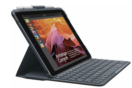 Logitech Slim Folio Keyboard for iPad 5th and 6th Generation-Black