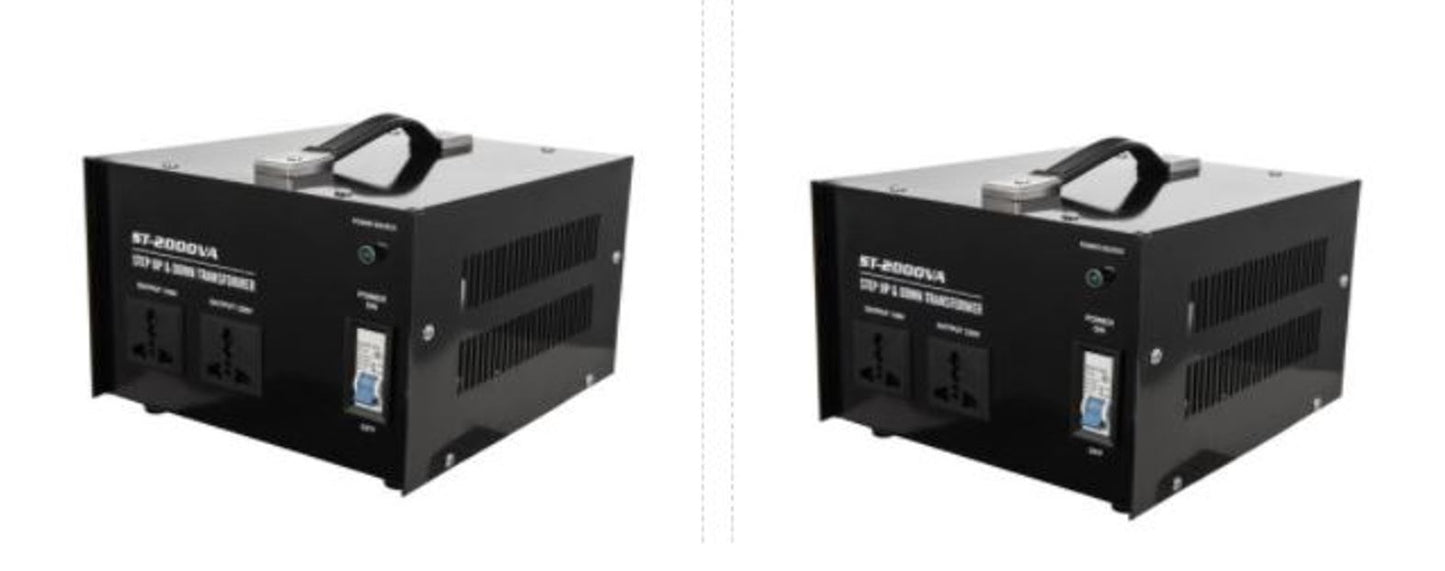 Step Up and Down 2000W Heavy Duty Voltage Transformer 110V to/from 220V