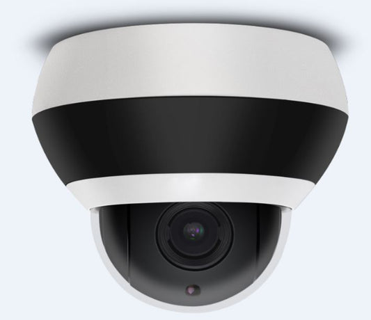 PTZ 5MP IP,CEILING MOUNT Hi3516EV300+335 H.265/H.264 / 4X optical zoom 4pcs smart IR led/ IR distance is 20meter /Support OnVif PoE