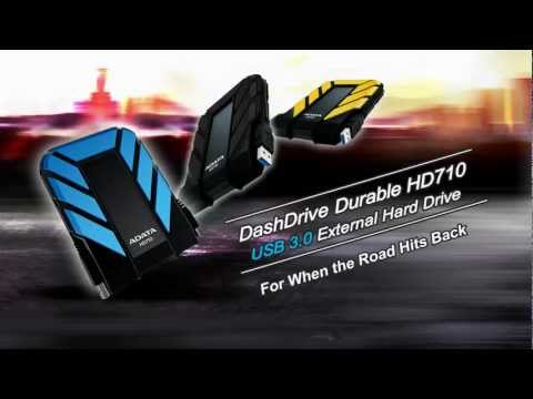 ADATA HD710 Pro Durable USB3.1 External HDD 4TB Black