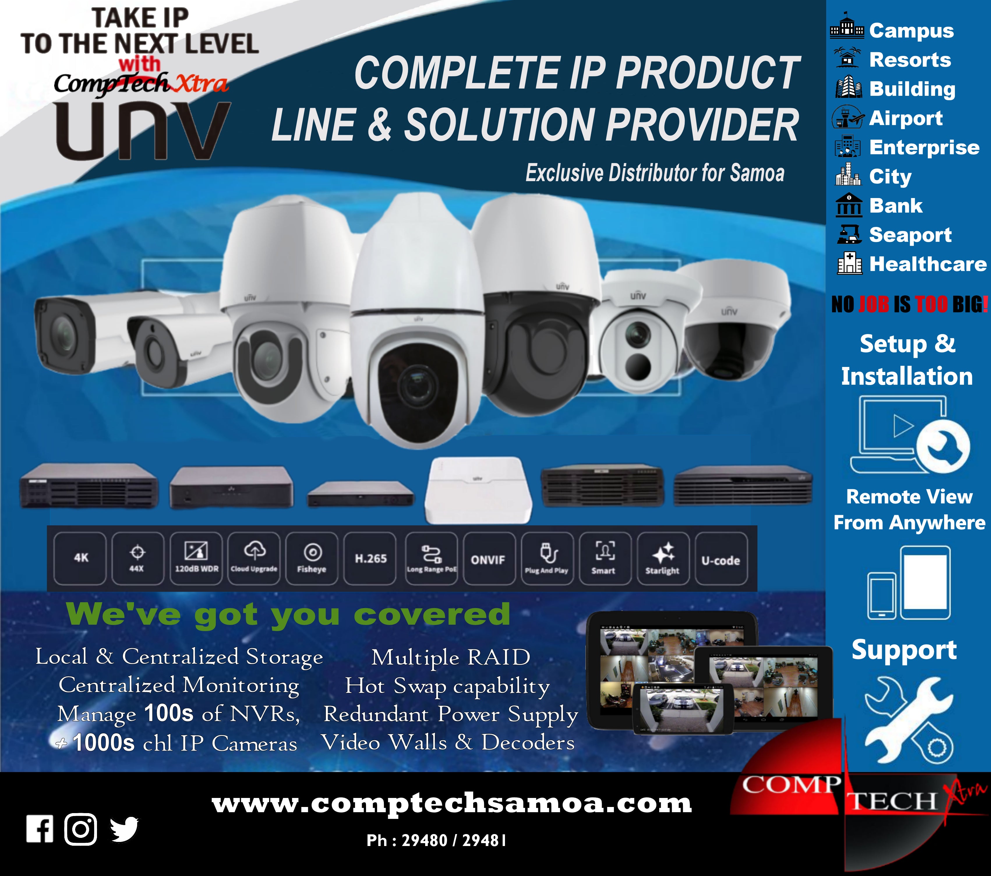 CCTV SYSTEMS – CompTech Ltd