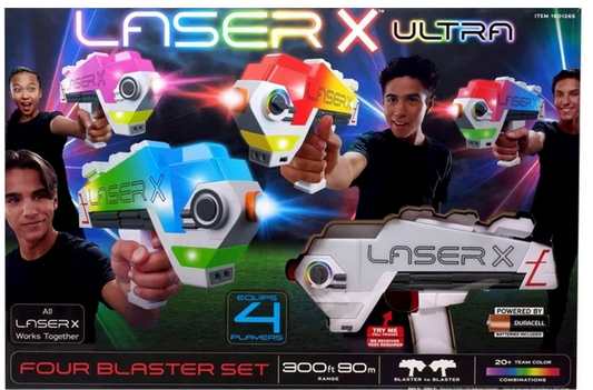 Four Blaster Laser Set