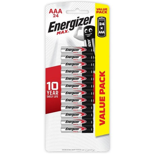 Energizer Alkaline AAA 24 pc card