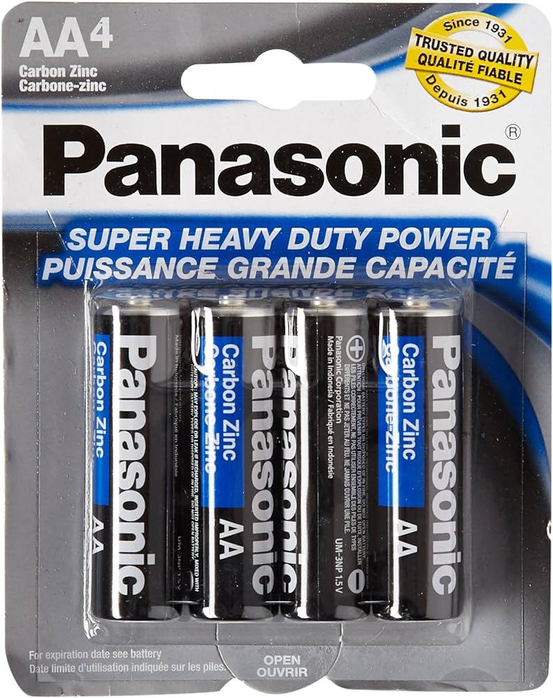 Panasonic AAA Triple A Batteries Heavy Duty Battery 1.5v