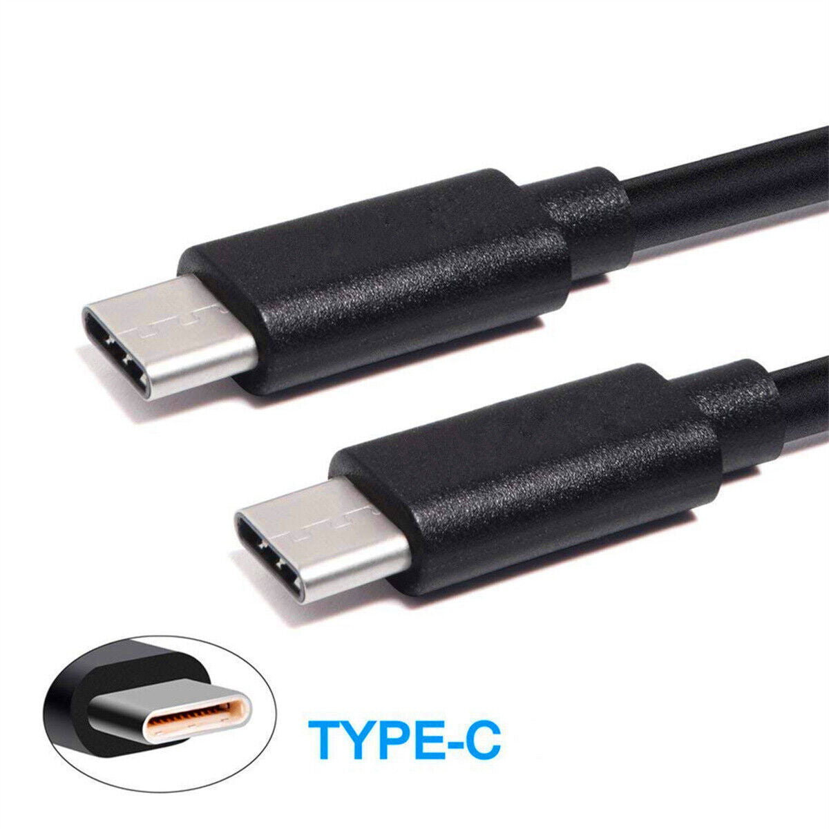 USB-C to USB C Type-C Fast Charging Data SYNC Charger Cable Cord 3Ft LONG