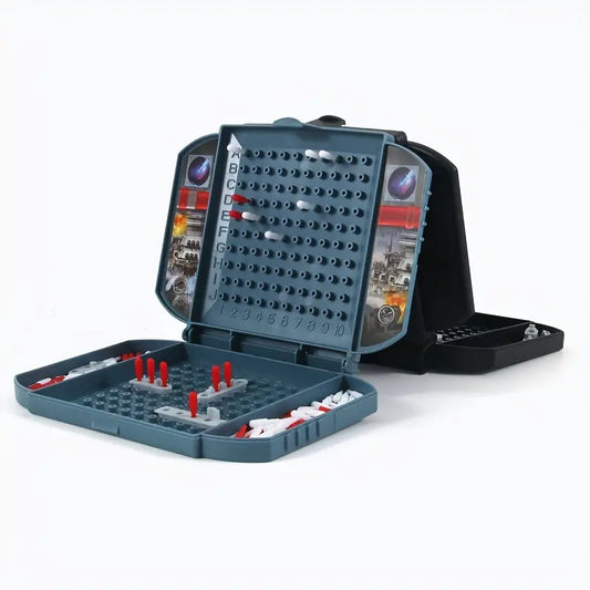 Exciting 2-Player Black Warship Sea Battle Board Game - Perfect Boys Toys!