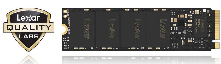 Lexar NM620 512GB M.2 NVMe Internal SSD PCIe 3.0 x 4 - Up to 3300MB/s Read - Up to 2400MB/s Write