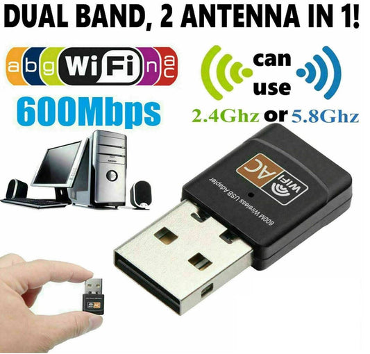 Mini USB WiFi WLAN Wireless Network Adapter 802.11 Dongle RTL8188