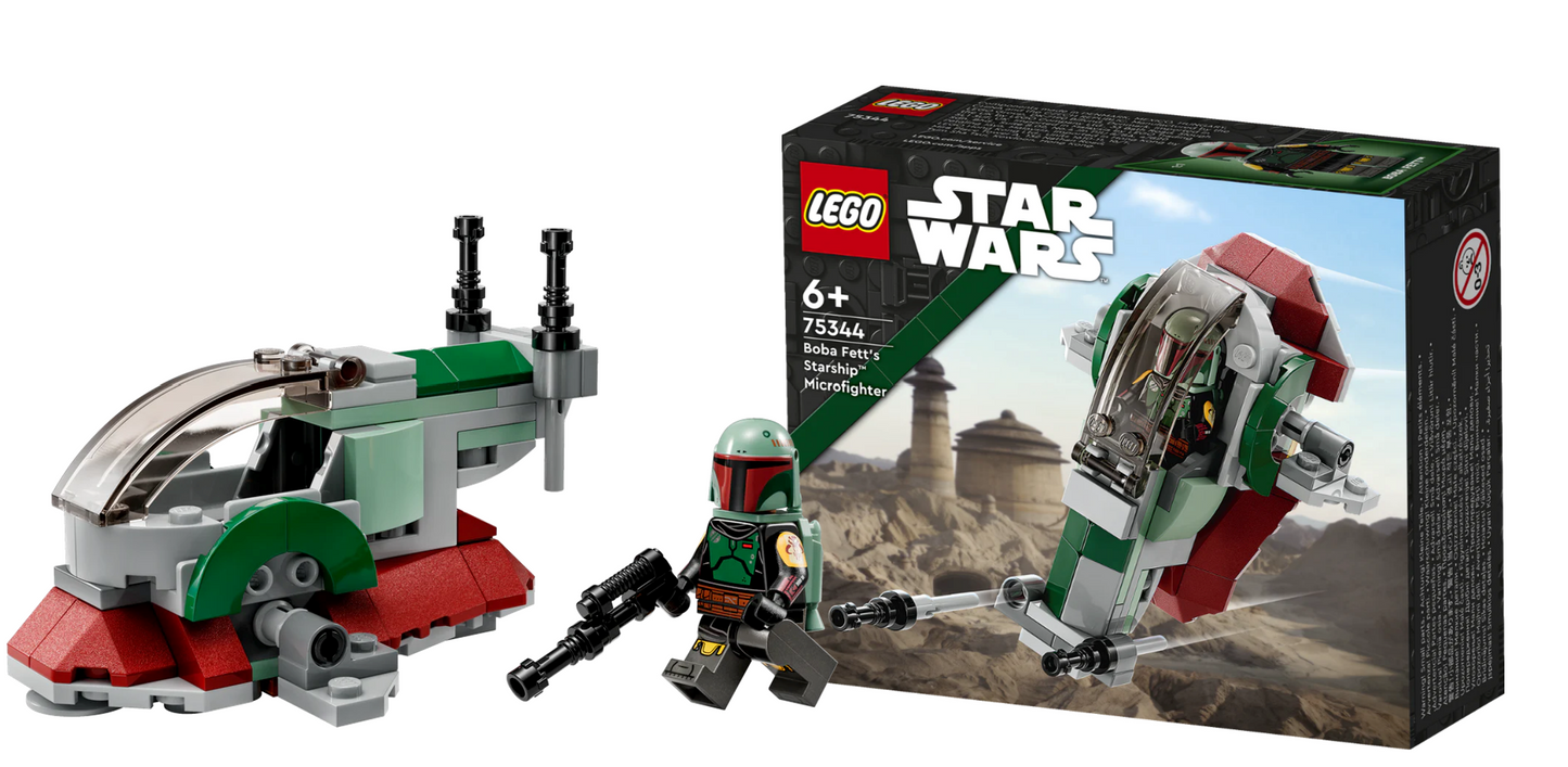 Lego Star Wars 85Pcs Boba Fetts Starship Microfighter 75344