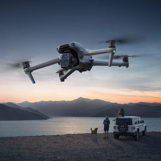 DJI Air 3S Drone Fly More Combo Includes DJI RC 2 Controller - 4K 3-Axis Gimbal Camera - Up to 46 Minutes of Flight Time