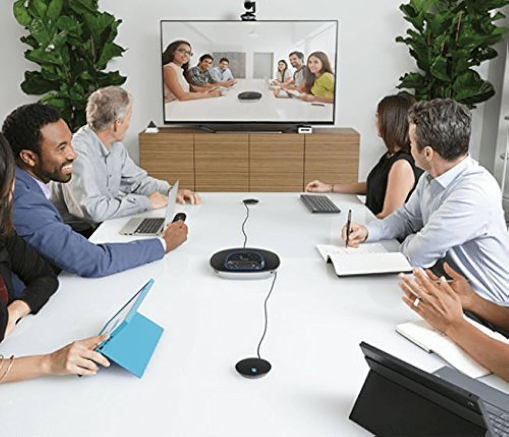 Logitech GROUP Video Conferencing System Including Mic