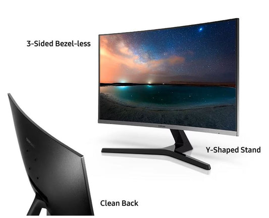 Samsung CR50 Curved Monitor 32" (1920x1080) 60Hz 4(GTG)ms 250cd/㎡ 3000:1 1500R 16:9 DARK BLUE GRAY