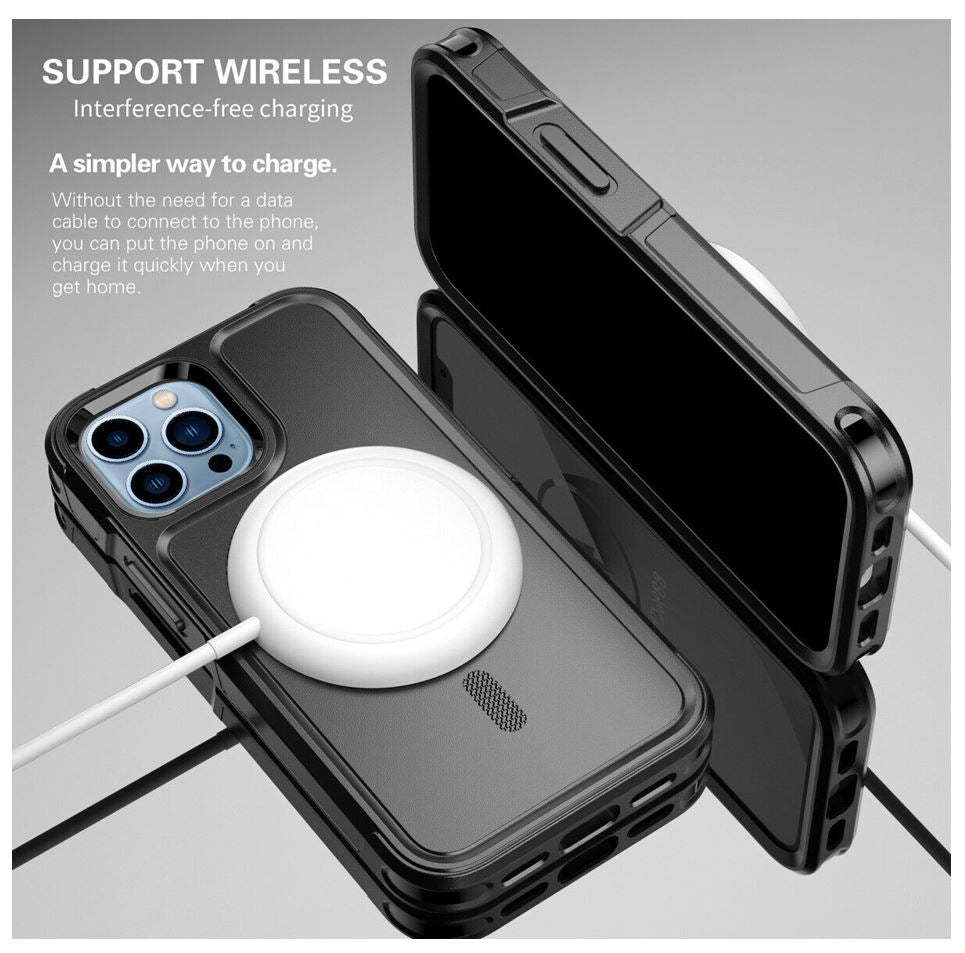 MagSafe Case iPhone 14 Pro Max Shockproof Heavy Duty Rugged Magnetic Cover