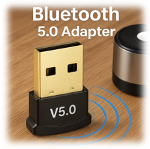 USB Bluetooth 5.0 Wireless Stereo Audio Music Adapter Dongle Receiver For TV PC