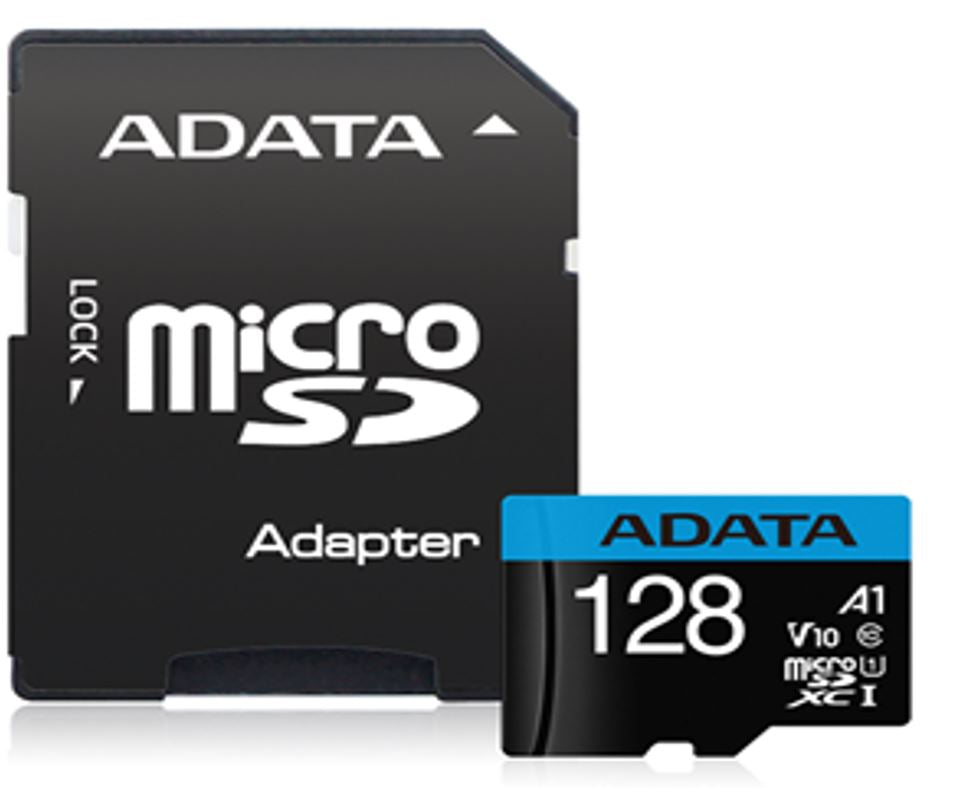 ADATA Premier microSDXC UHS-I A1 V10 Card with Adapter 128GB