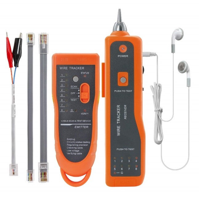 Wire Tester RJ45 RJ11 Cable Tracker Line Finder Multifunction Wire Tracker Ethernet LAN