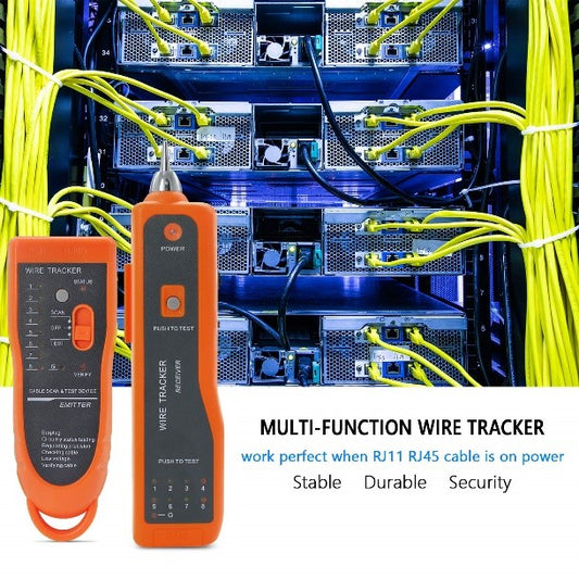 Wire Tester RJ45 RJ11 Cable Tracker Line Finder Multifunction Wire Tracker Ethernet LAN