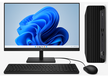 HP ProDesk 400 G9 SFF Desktop Core™ i5-12500 512GB SSD 16GB Wi-Fi 6E + BT WIN11 Pro HP Wired Keyboard & Mouse
