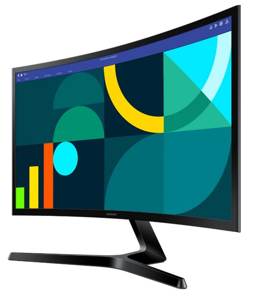SAMSUNG ESSENTIAL 24 MONITOR CURVED 24 FULL HD (1920X1080) 100HZ COLOR BLACK