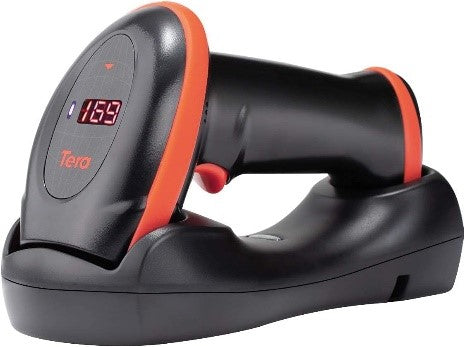 Tera Pro Series Wireless 1D 2D QR Barcode Scanner with Cradle Display Counting