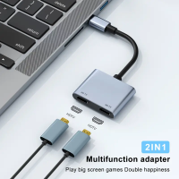 Daguaika MST USB C Dual HDMI Adapter