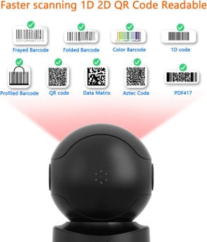NetumScan Automatic Omnidirectional Desktop Barcode Scanner