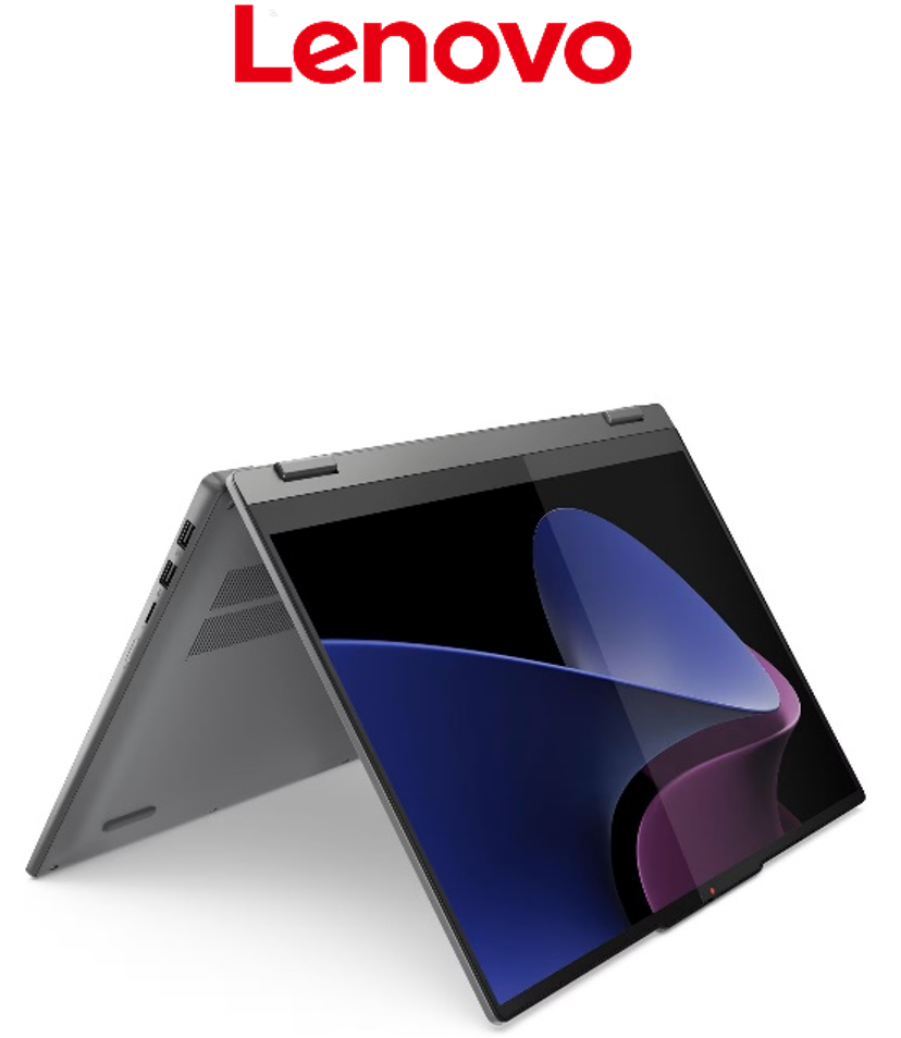 LENOVO IDEAPAD 5 2-IN-1 16IRU9 INTEL CORE 5 120U 512GB SSD 16GB DDR5 INTEL GRAPHICS 16 WUXGA (1920X1200) TOUCHSCREEN WINDOWS 11 Pro COLOR LUNA GREY