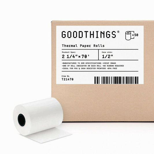 Thermal Paper Roll 58 mm (2 1/4") x 40 mm Ingenico Move 2500 5000