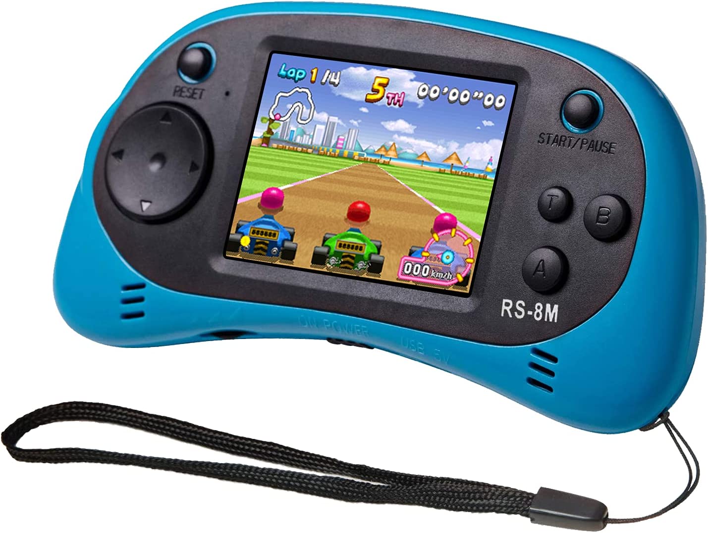 EASEGMER Kids Handheld Game Portable Video Game Player with 200 Games 16 Bit 2.5 Inch Screen Mini Retro Electronic