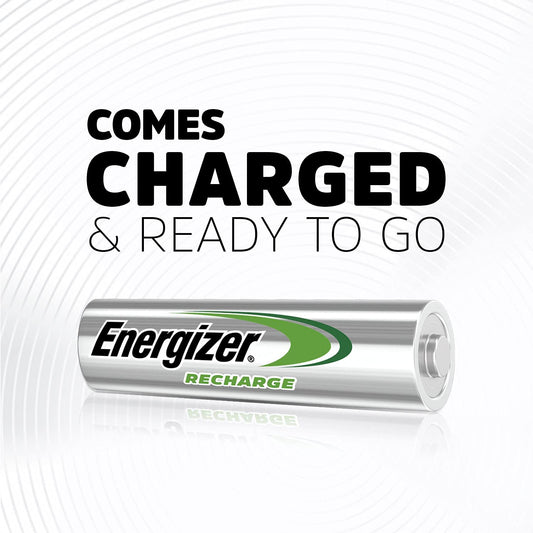 8 Pack Energizer Rechargeable Recharge Universal AA Batteries NiMH 1200 mAh